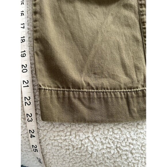 Old Navy Heritage Straight/Droit Women's Crop Pants Olive Green Size 8 - Picture 9 of 10